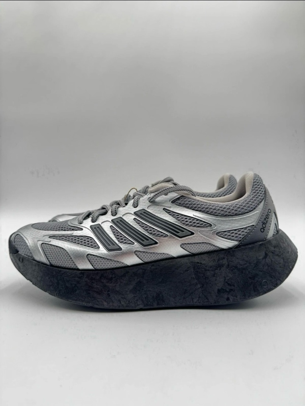 Adidas Men’s Adizero Aruku Running Size10.5  Black/Silver |JS3712| no box